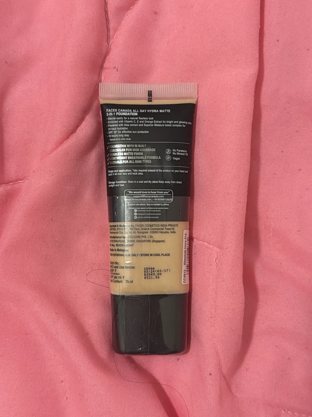 Faces Canada All Day Hydra Matte 3-in-1 Foundation - photo 2