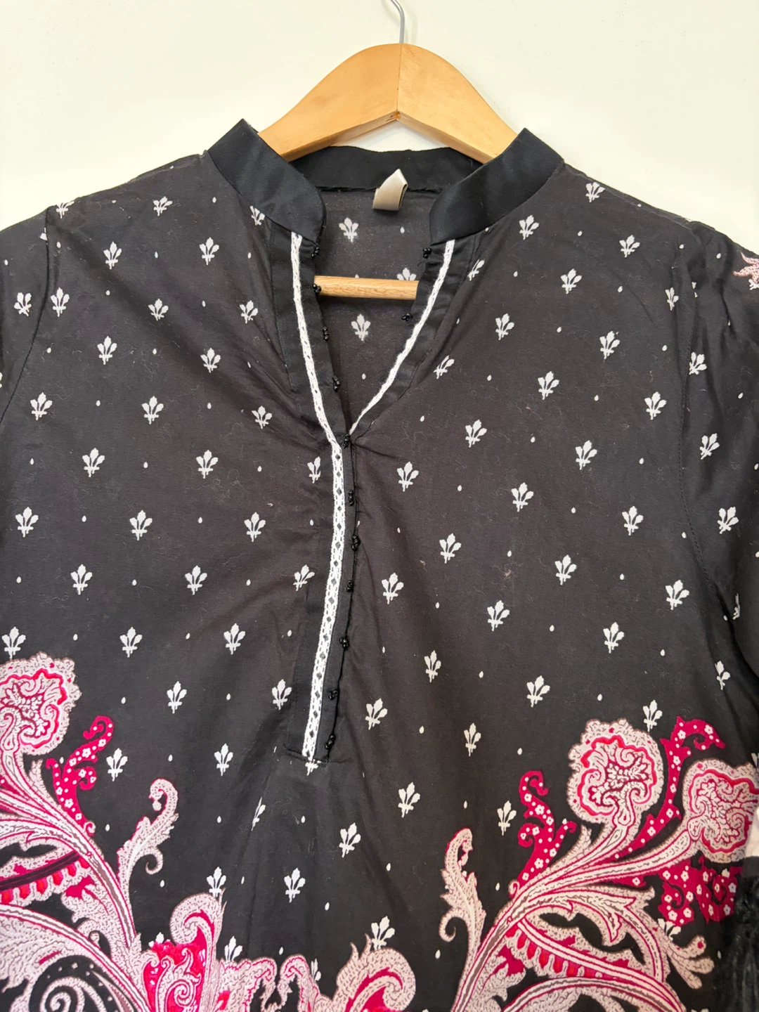 Black and Pink Patterned Tunic - photo 3