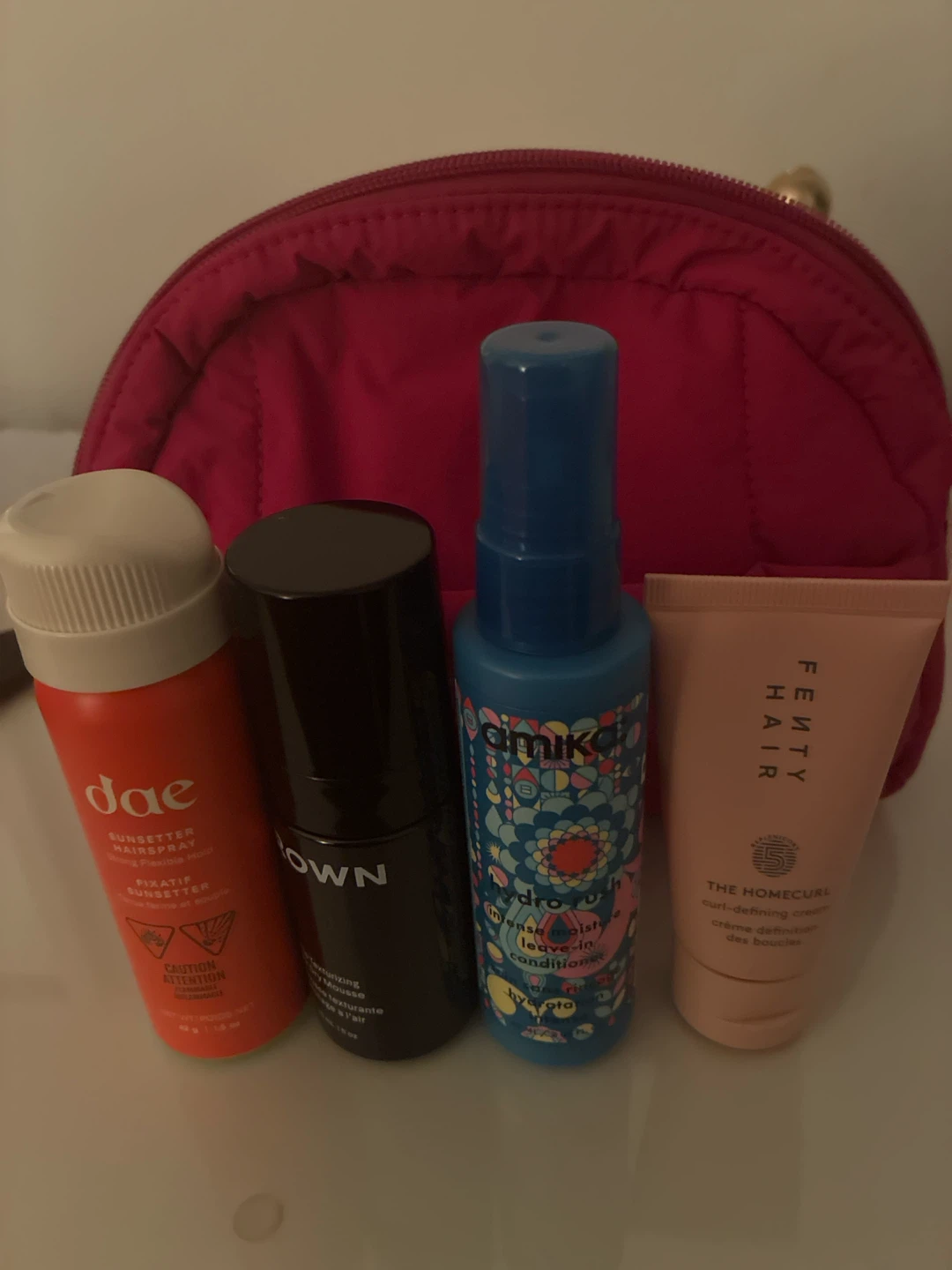 Assorted Hair Care Set with Travel Pouch