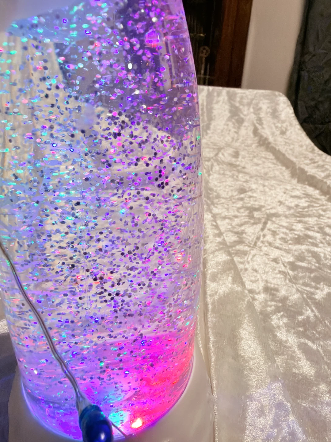 Light-Up Snowman Glitter Lantern - photo 4