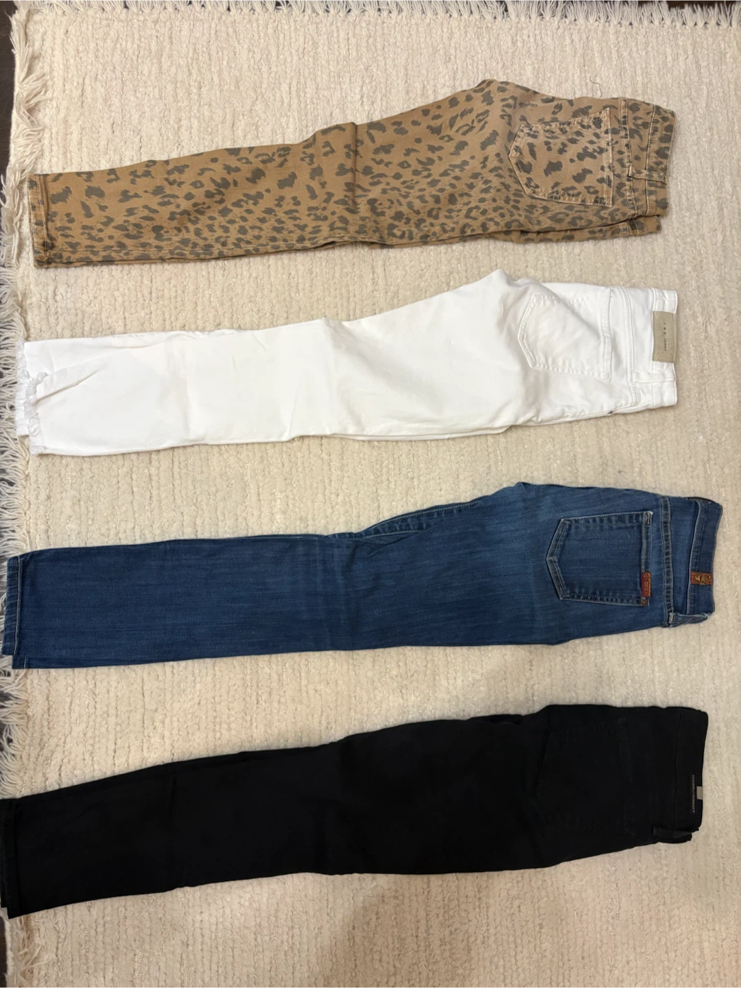 4 Designer Skinny Jeans for $120! Size 24 - retail $300 EACH! - photo 2