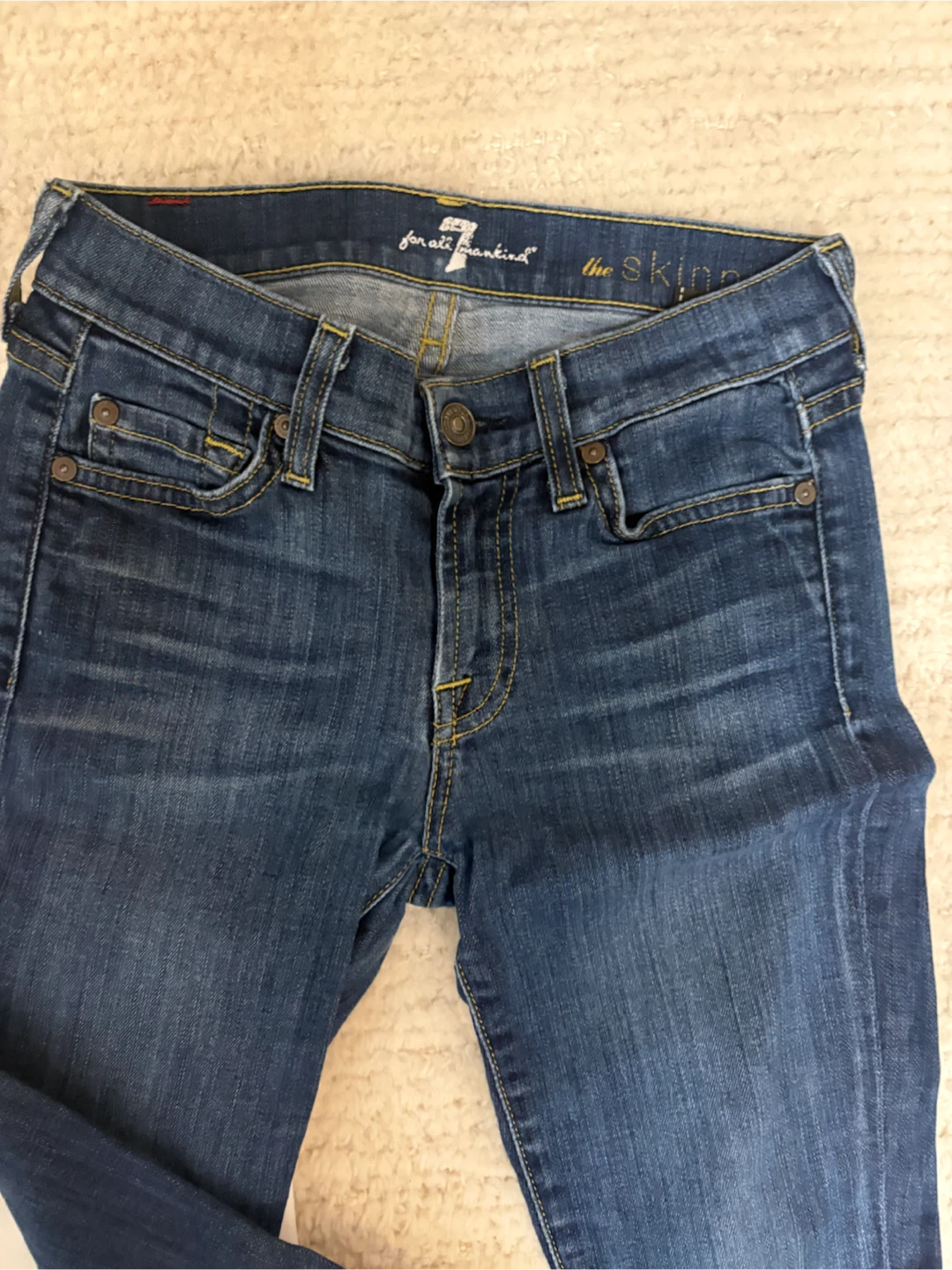 4 Designer Skinny Jeans for $120! Size 24 - retail $300 EACH! - photo 5