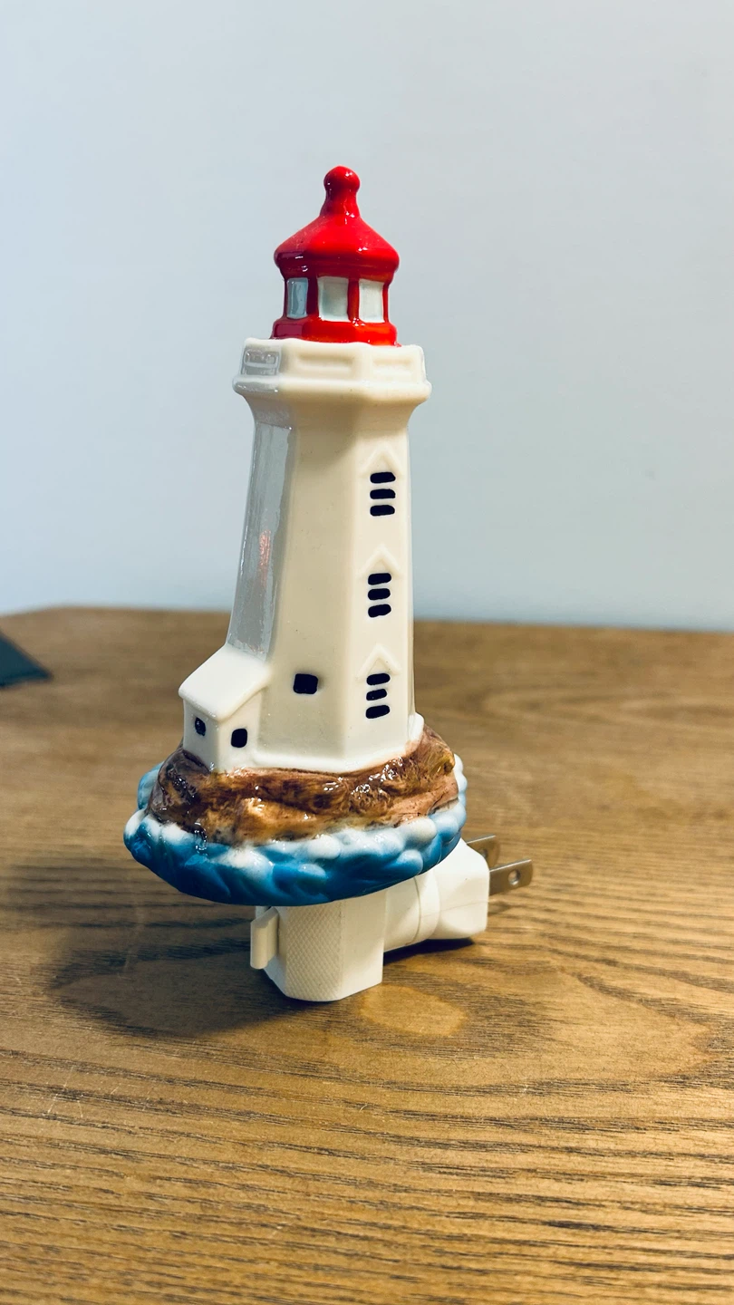Night light Lighthouse Plug-In Night Light – Nautical Coastal