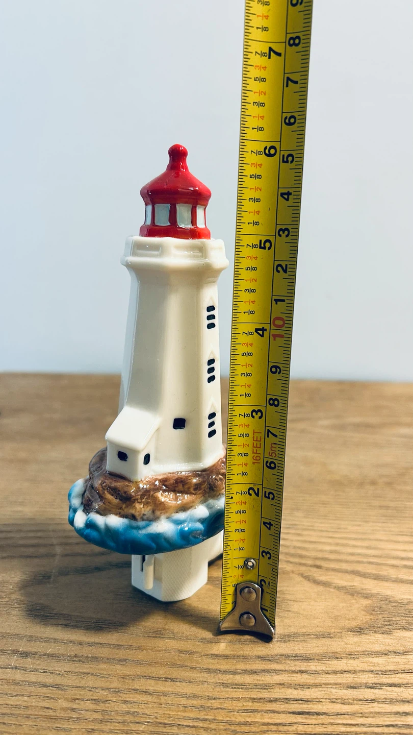 Night light Lighthouse Plug-In Night Light – Nautical Coastal - photo 3