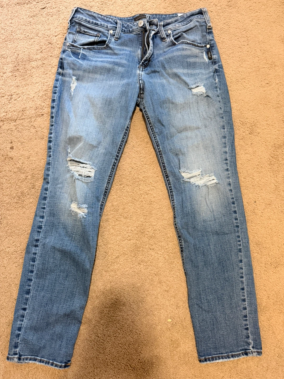 Size 33 Silver Jeans Co. Boyfriend Jeans