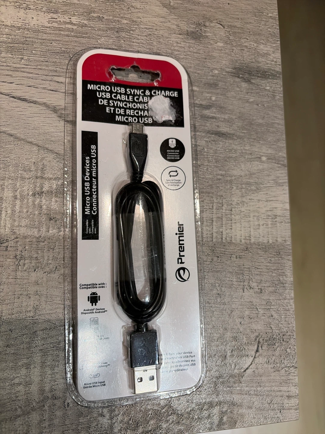 Premier Micro USB Sync & Charge Cable