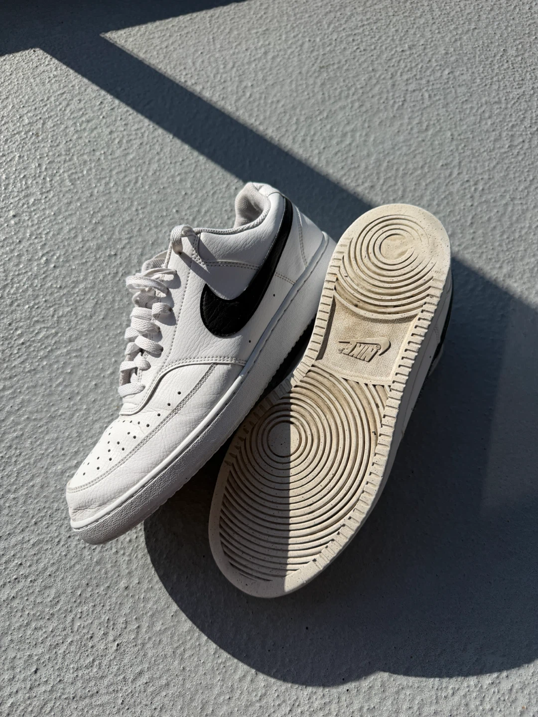 Nike Court Vision Low White and Black - photo 2