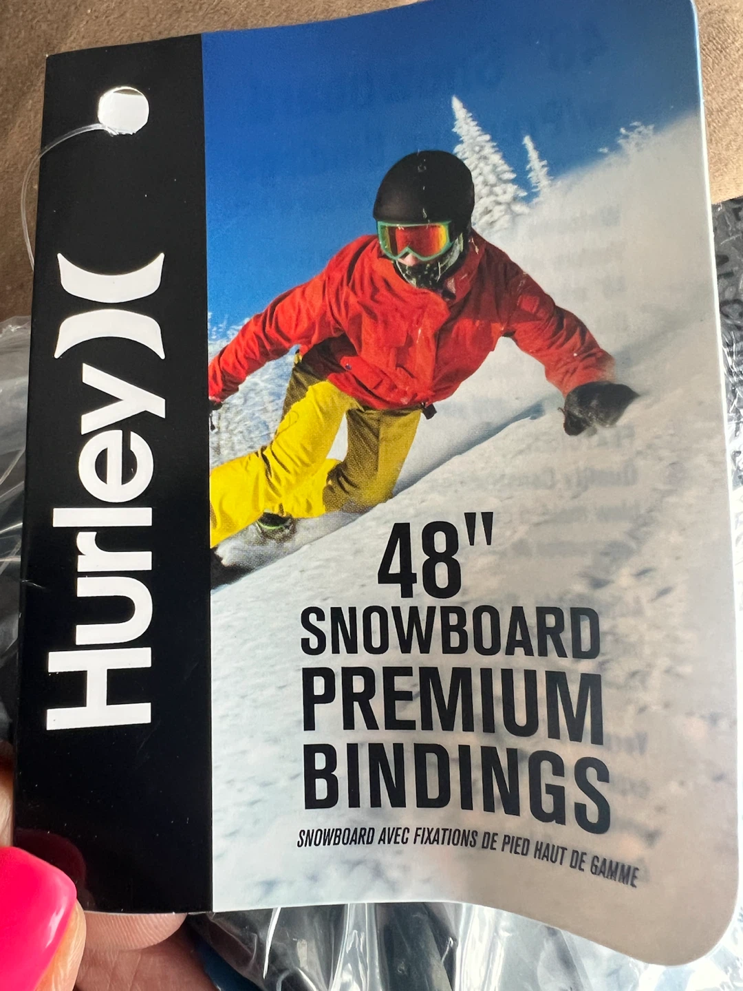 Hurley 48 inch Snowboard with Premium Bindings