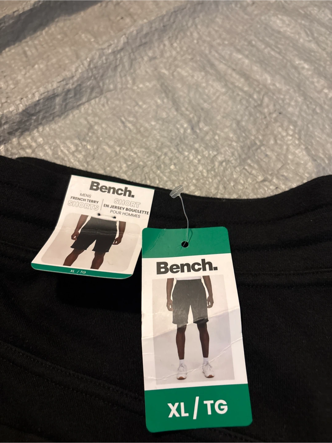 Bench Men's French Terry Shorts - Black - Size XL - photo 2