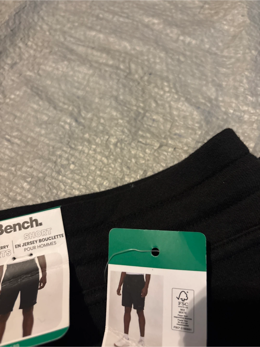Bench Men's French Terry Shorts - Black - Size XL - photo 3