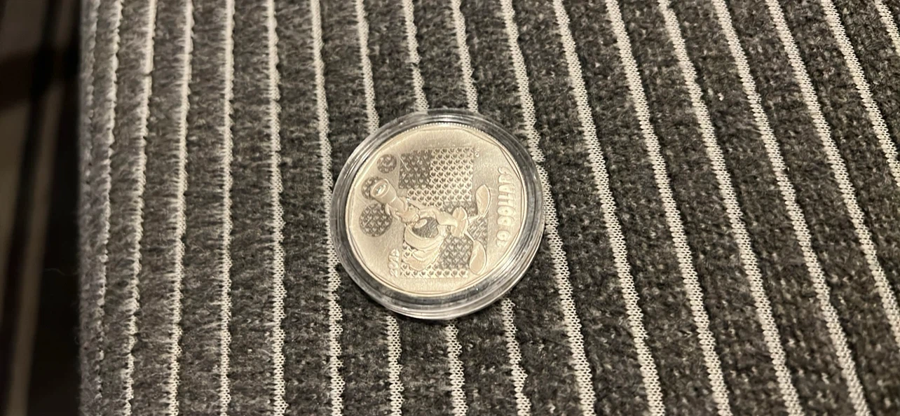 2015 Canadian Disney Marvin The Martian 10 Dollar Silver Coin