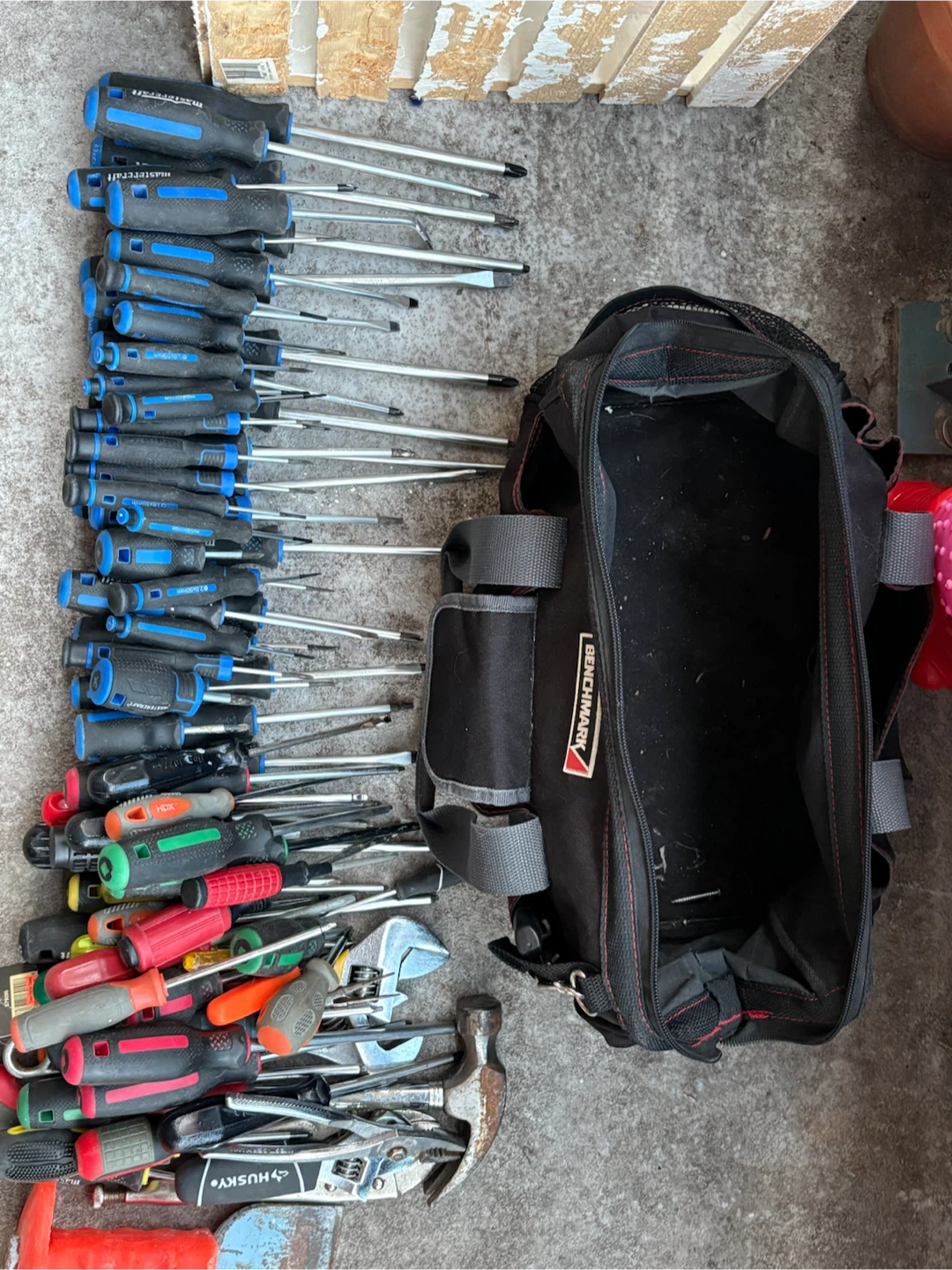 Large Collection of Assorted Hand Tools with Benchmark Bag - photo 3