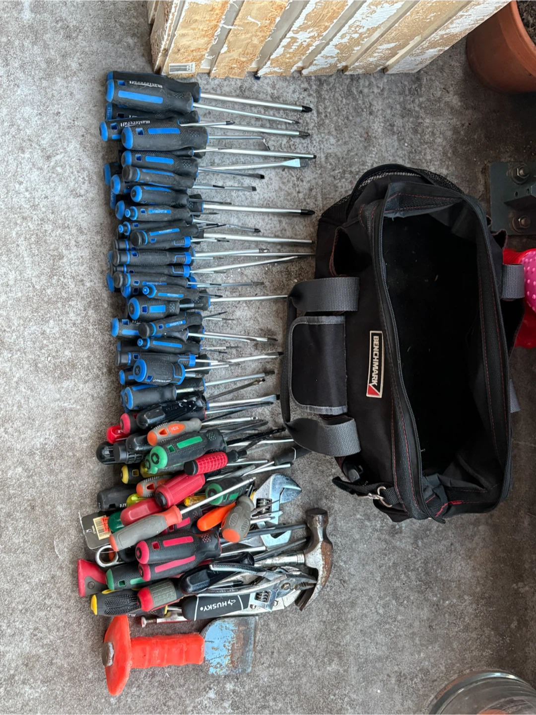 Large Collection of Assorted Hand Tools with Benchmark Bag - photo 4