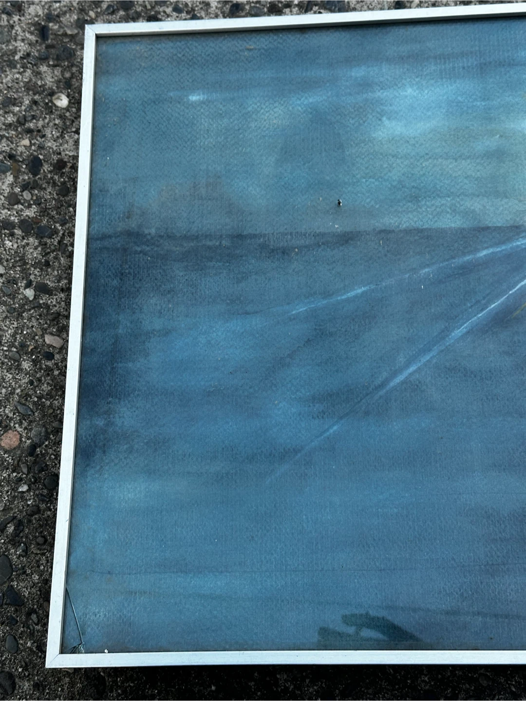 Original Paul Slipper Abstract Landscape Painting - photo 2