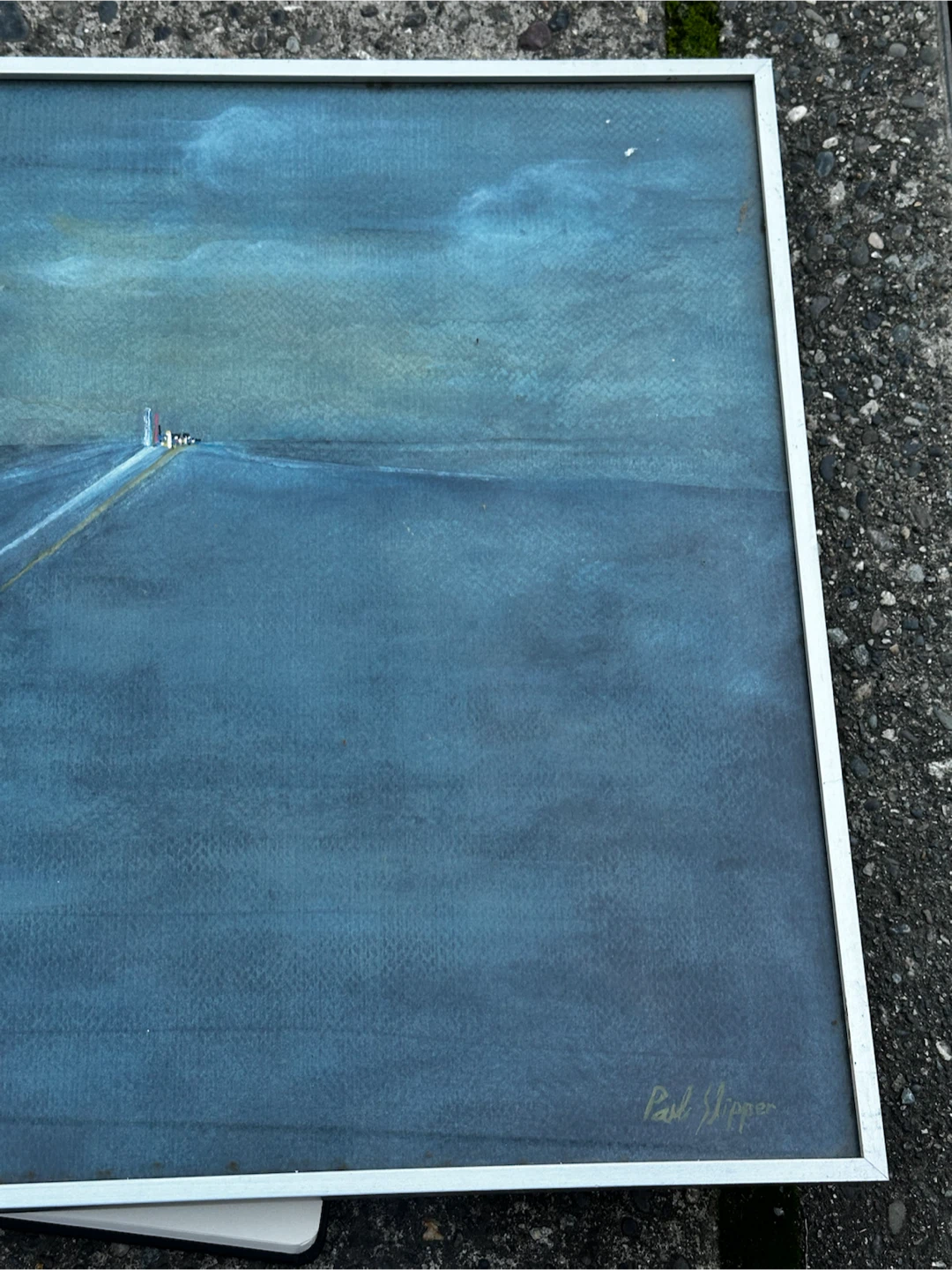 Original Paul Slipper Abstract Landscape Painting - photo 4