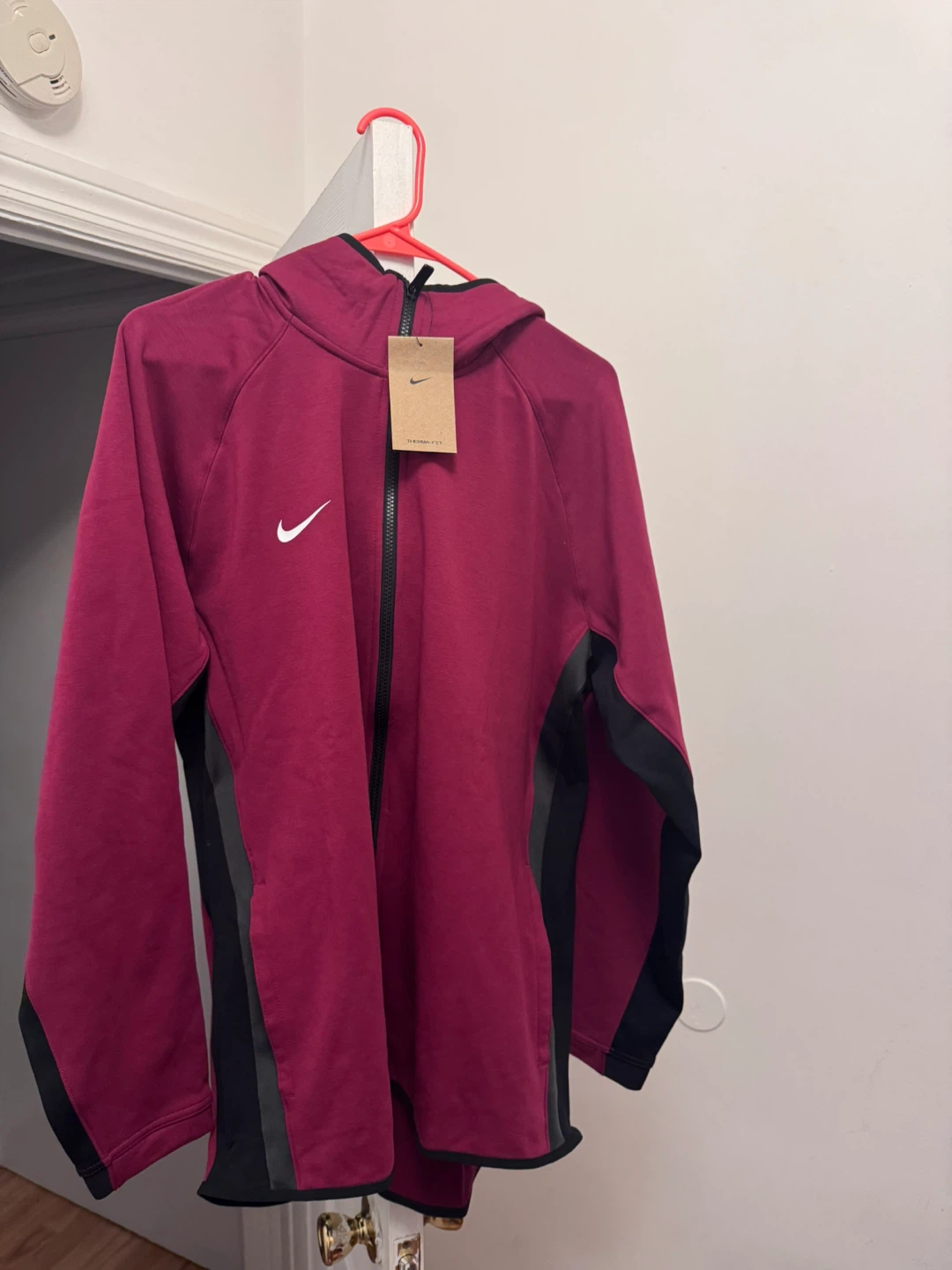 Nike Therma-Fit Basketball Hoodie - Maroon, Size XL