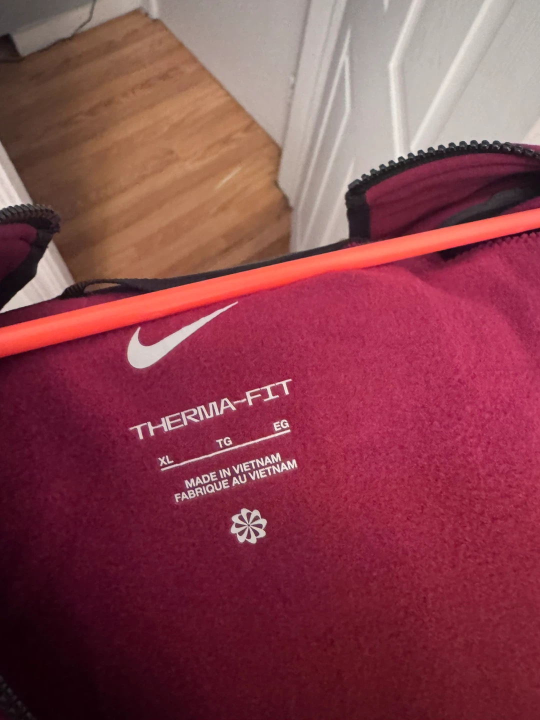 Nike Therma-Fit Basketball Hoodie - Maroon, Size XL - photo 3