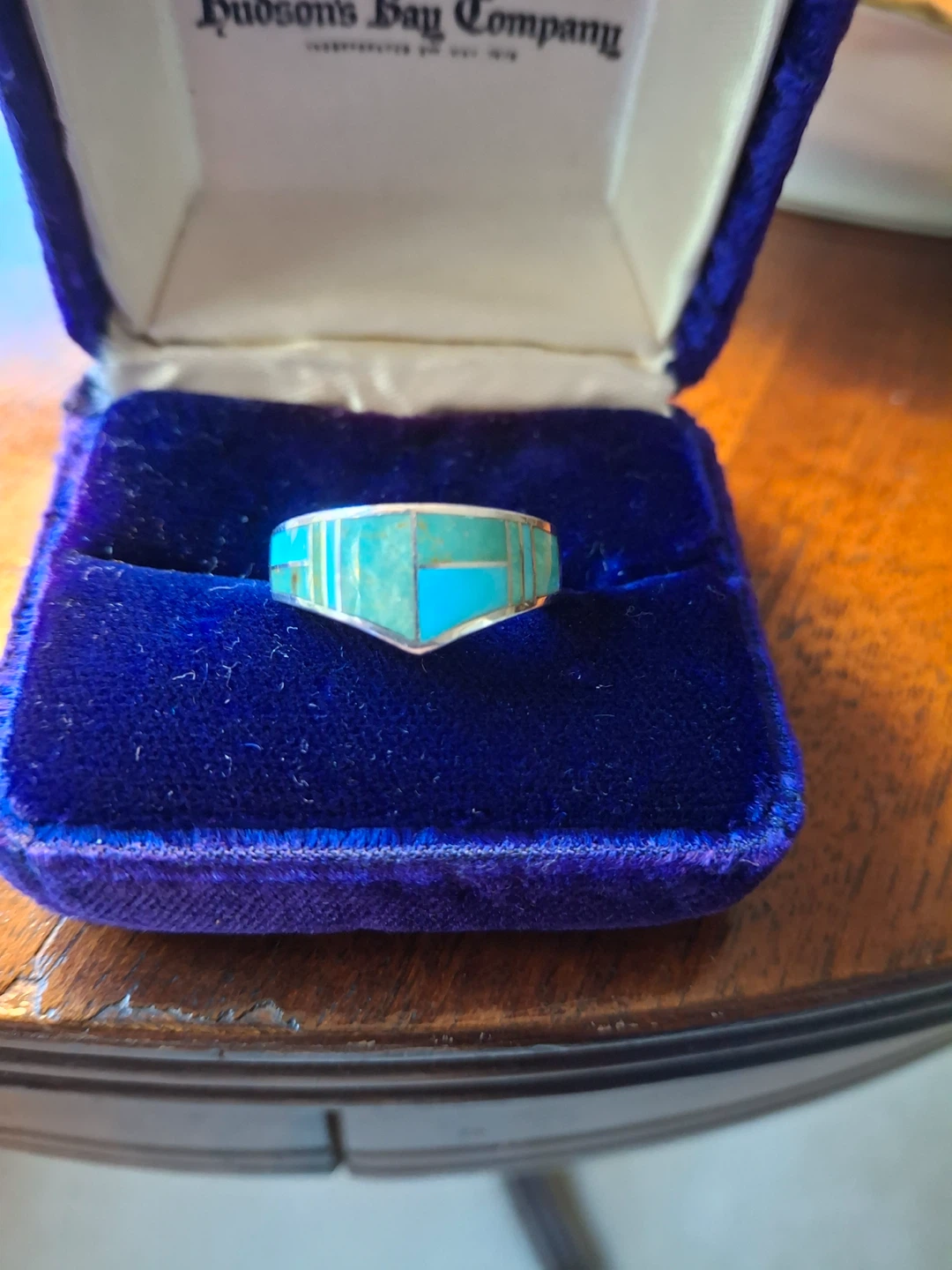 Turquoise & sterling silver ring - photo 4