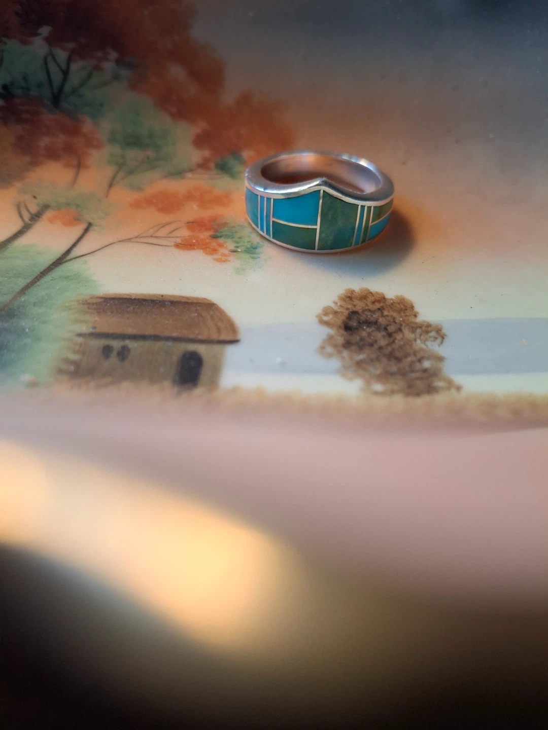 Turquoise & sterling silver ring - photo 5