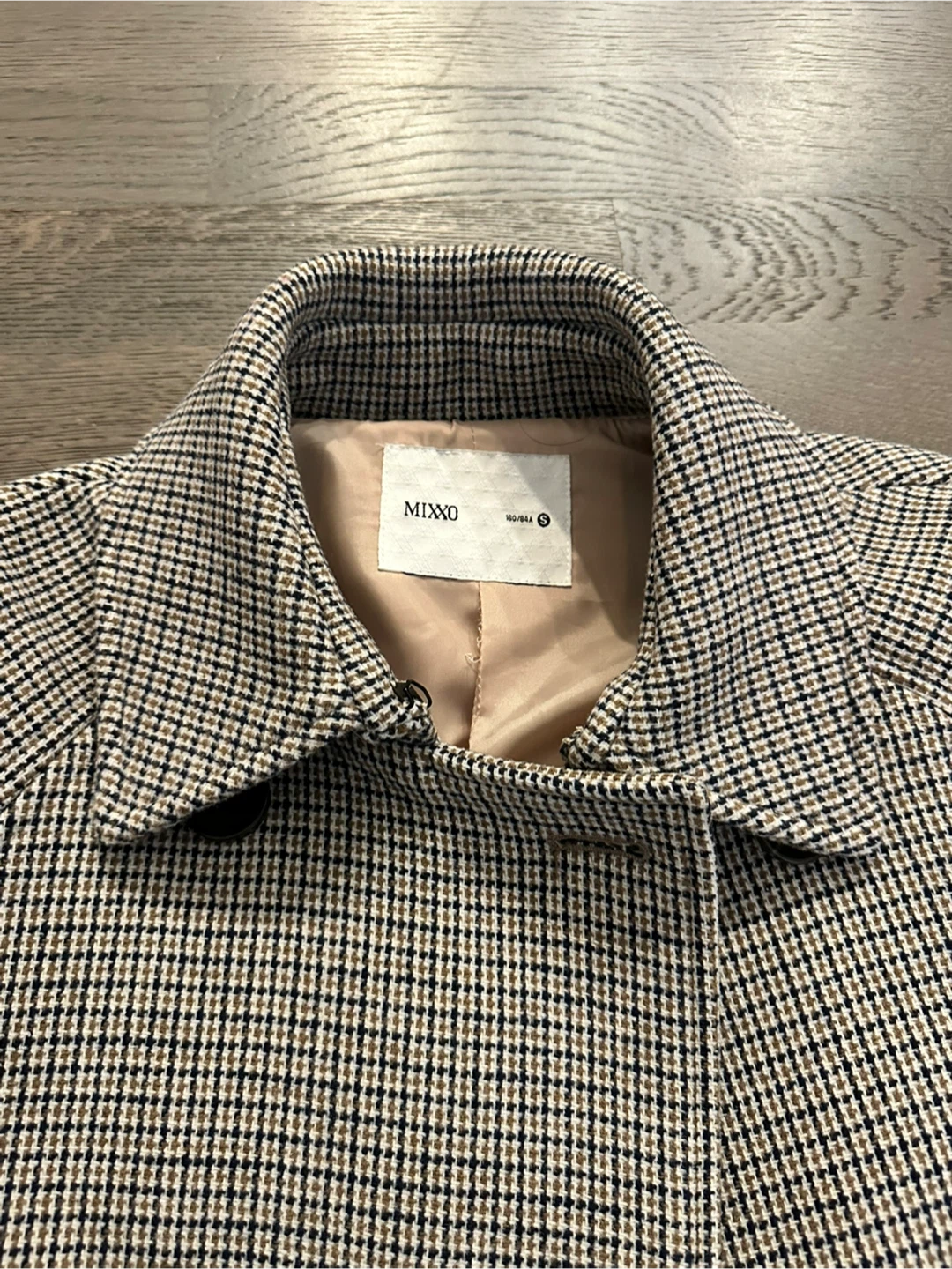 🇰🇷MIXXO Cape Check Coat - photo 3