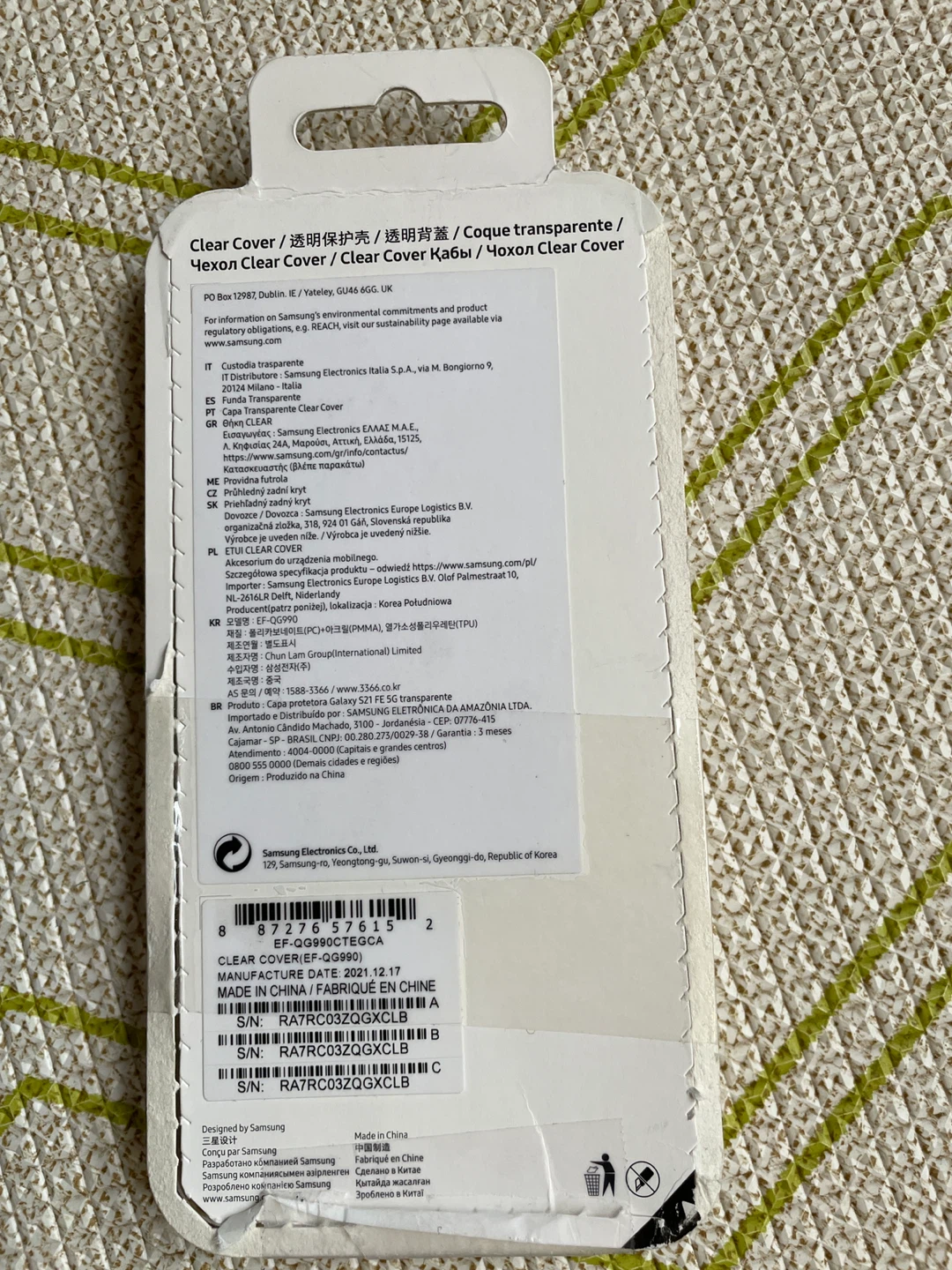 Samsung Galaxy S21 FE 5G Clear Cover - photo 2