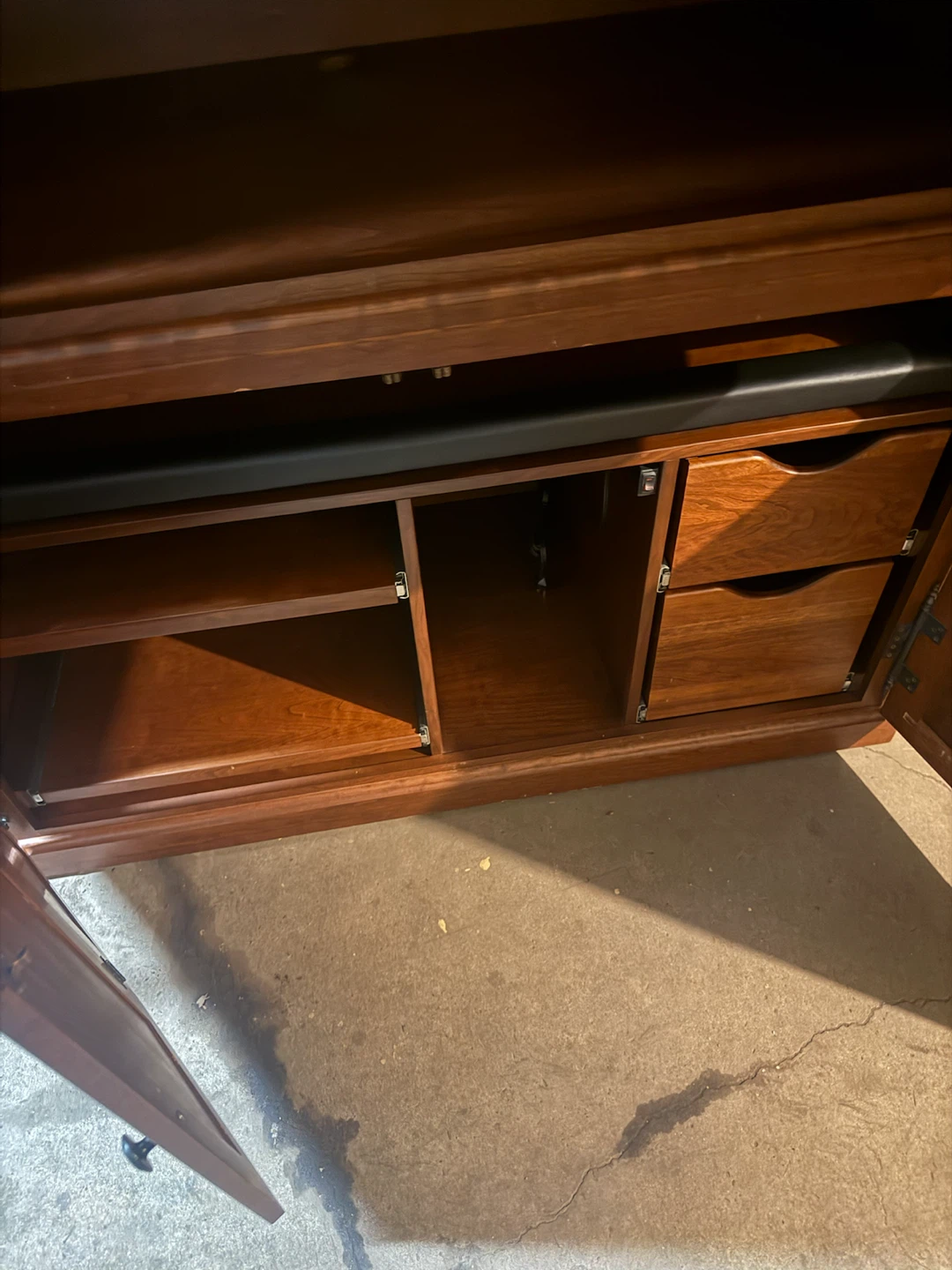 Wooden Armoire and Two Matching Bookshelves - photo 3