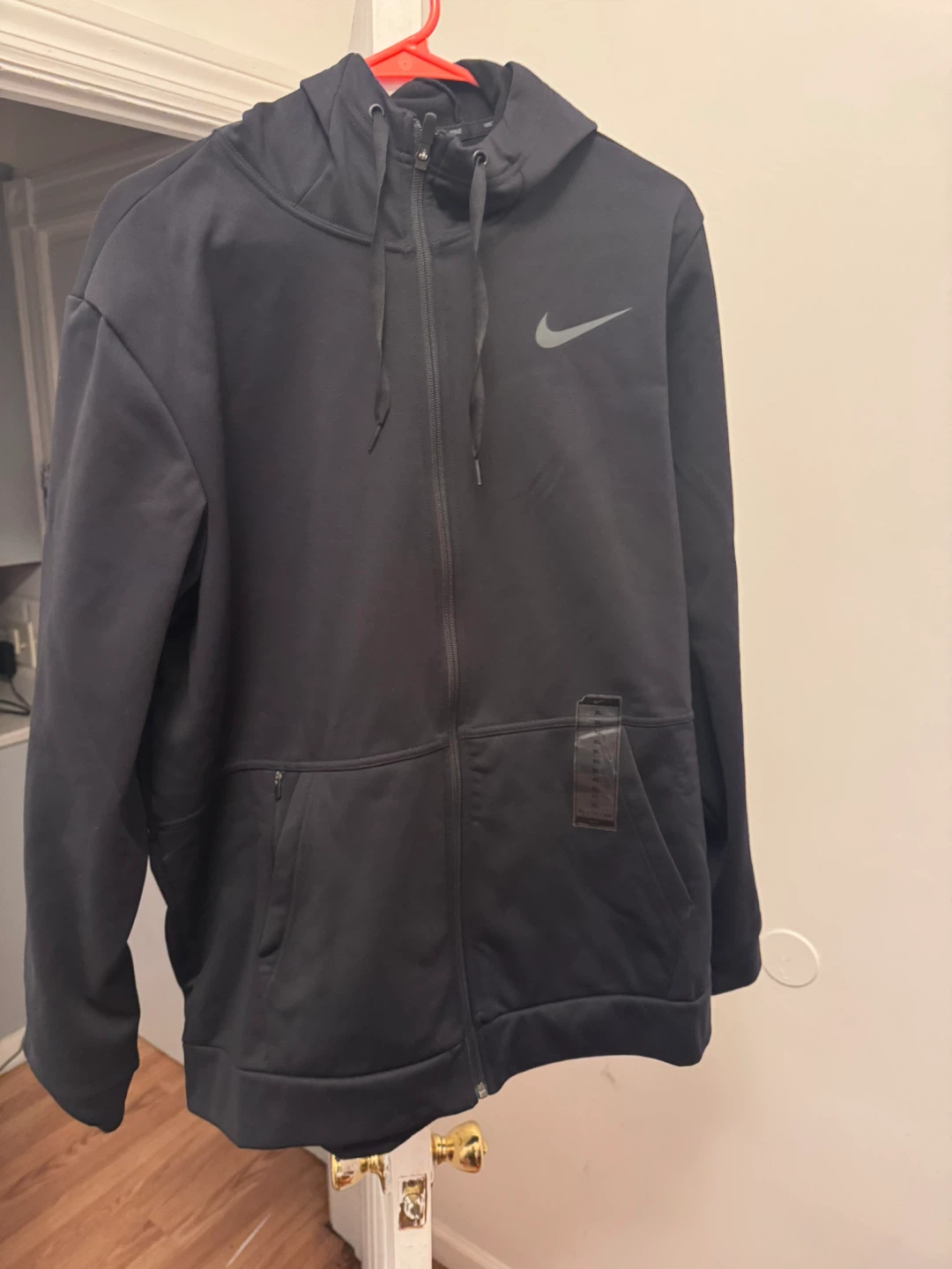 Mens Nike Therma-FIT Full-Zip Hoodie Black XL