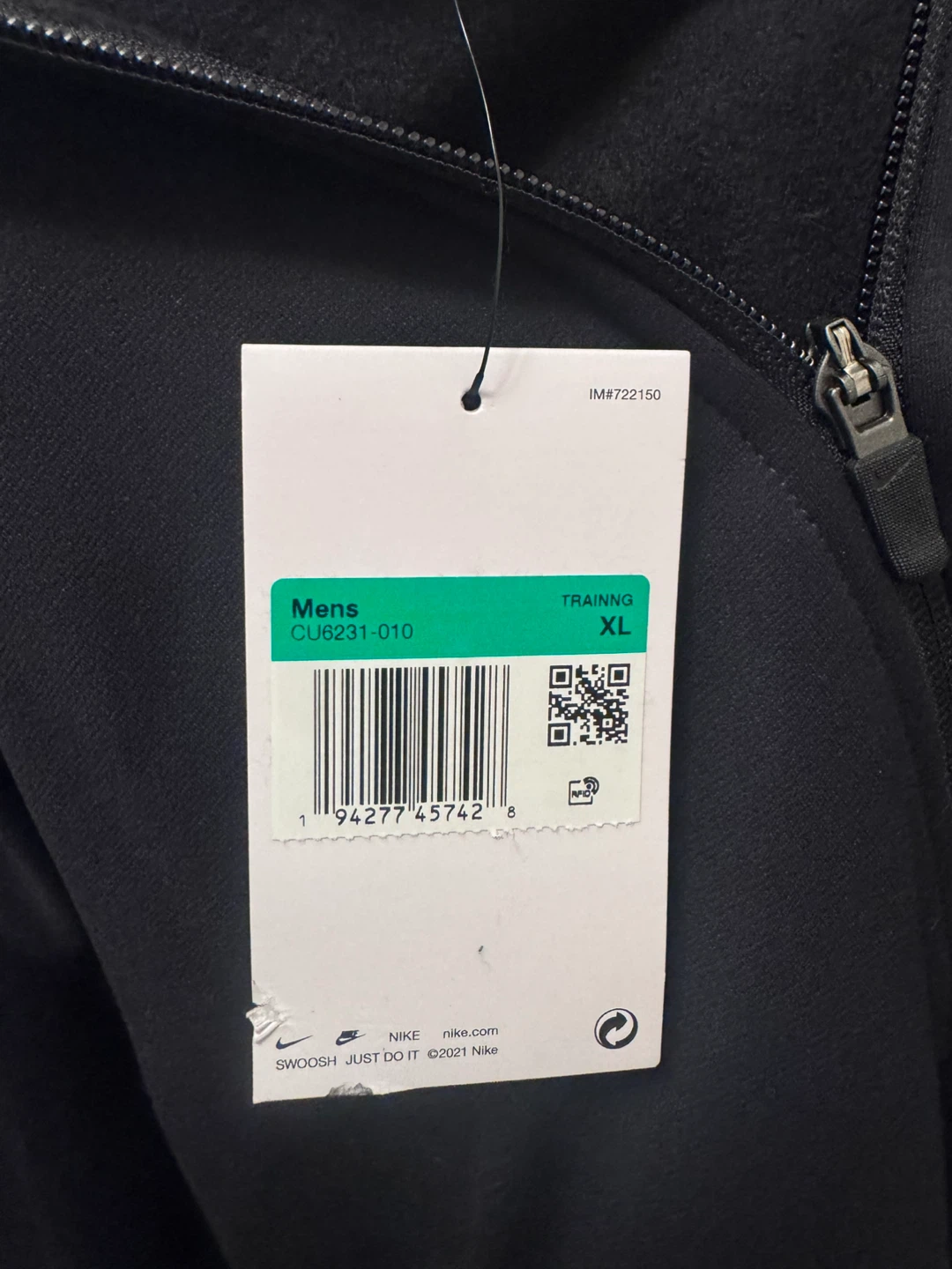 Mens Nike Therma-FIT Full-Zip Hoodie Black XL - photo 4