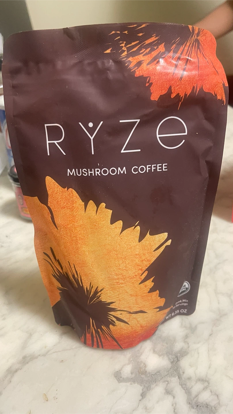 New RYZE Organic Mushroom Coffee, Superfood, 30 Servings