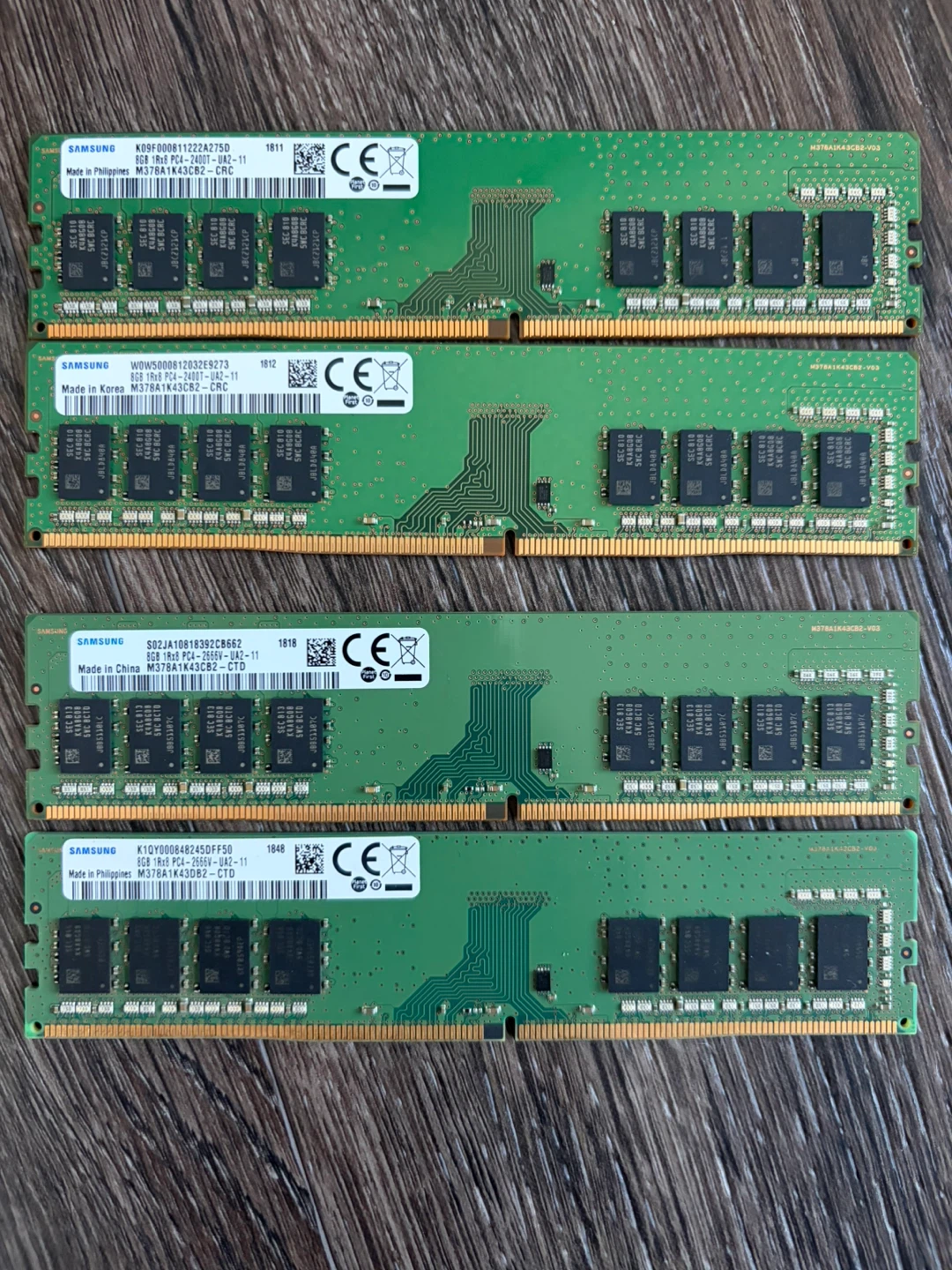 32GB (4x8GB) DDR4 Desktop RAM Kit – Samsung