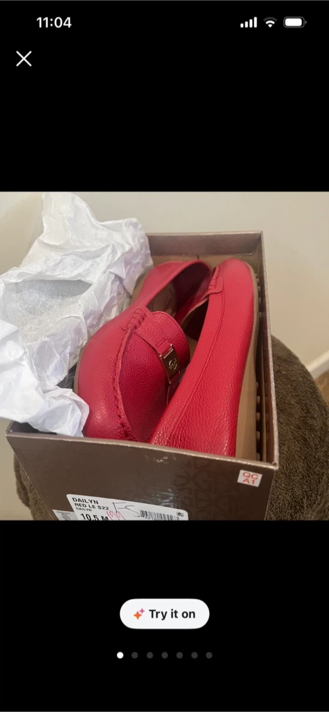 GIANI Bernini Red Leather Loafers