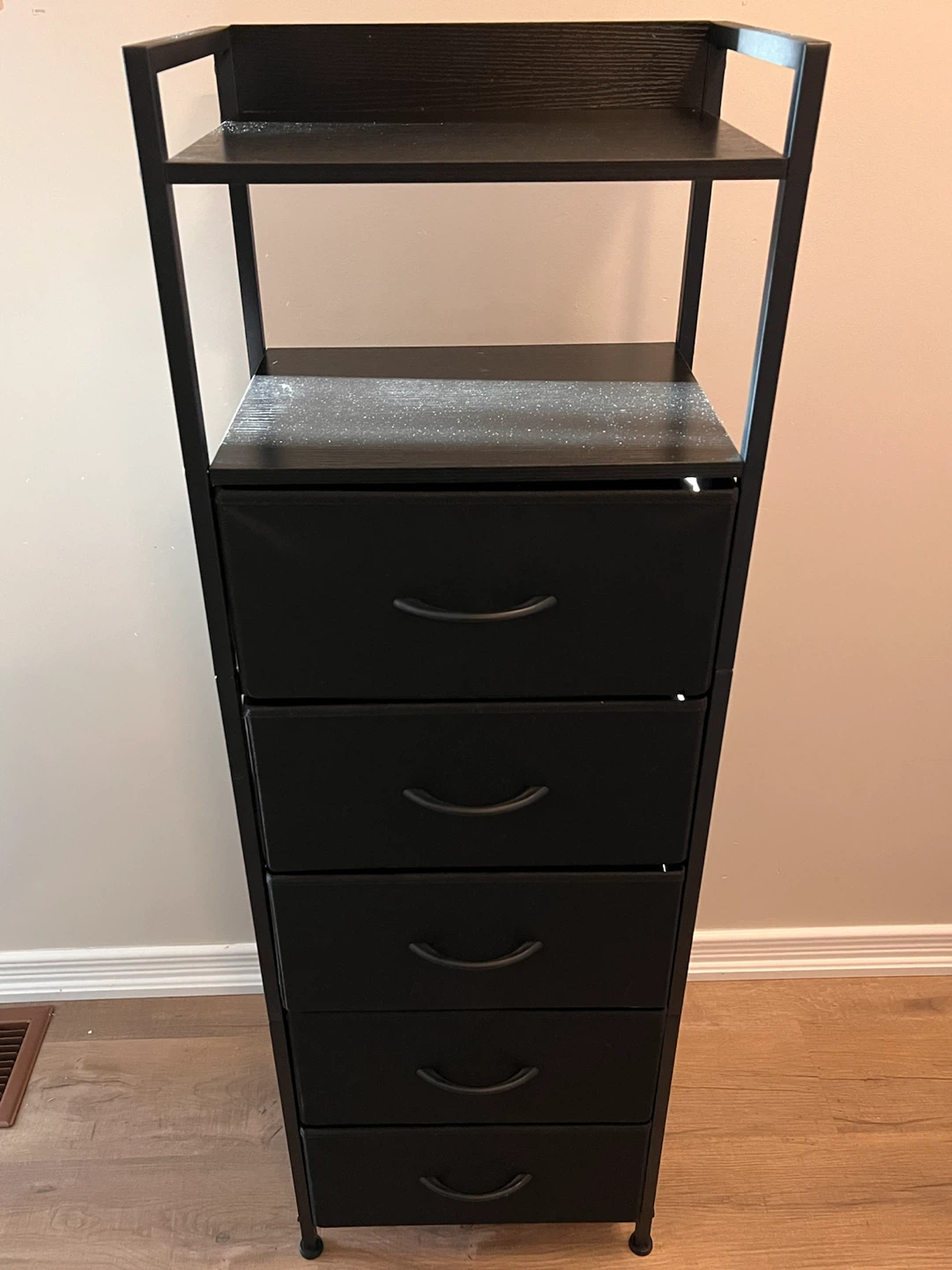 Tall 5 Drawer Dresser/ Storage Shelves - photo 2