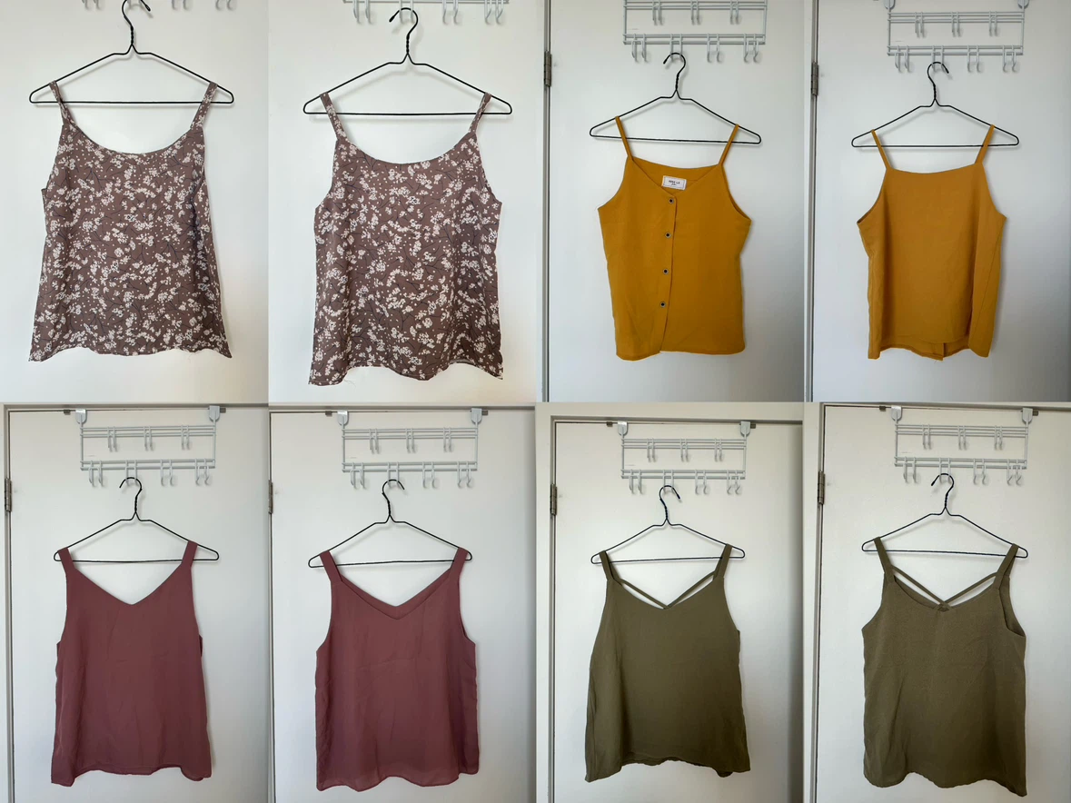 $10 for all. 12 Assorted Women's Sleeveless tanks/Cami