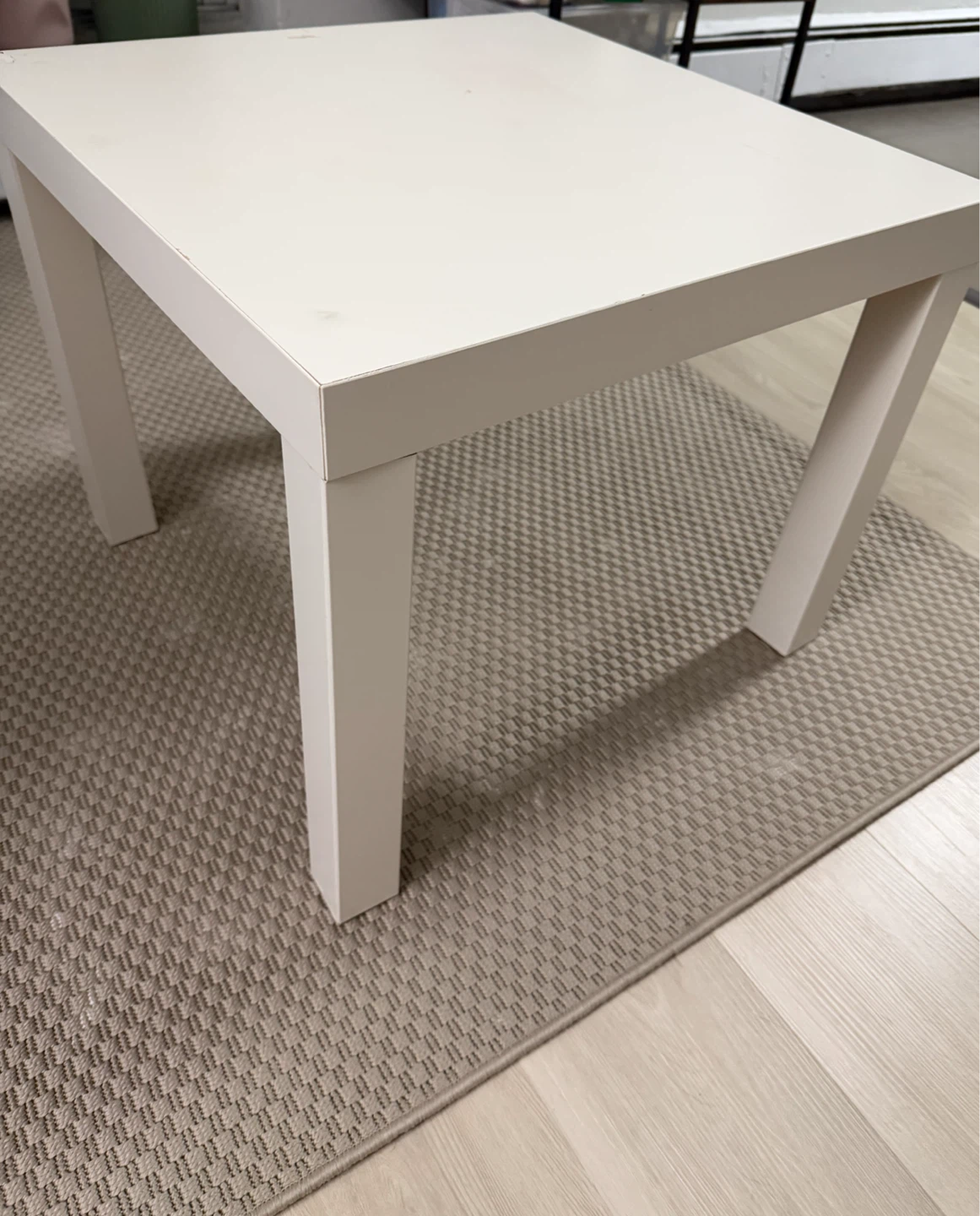 White IKEA LACK Side Table