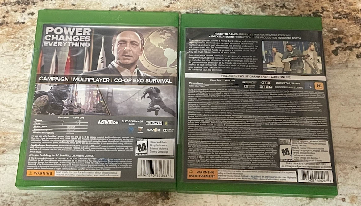 Call of duty advanced warfare, and GTA V for the Xbox one - photo 3