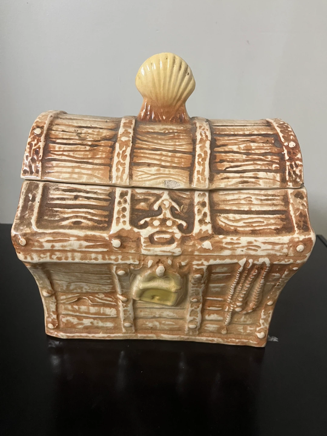 Ceramic Treasure Chest Cookie Jar
