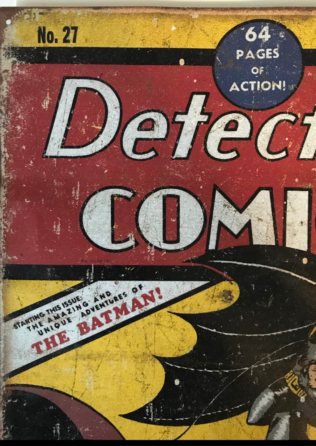 Detective Comics No. 27 Metal Sign - photo 5