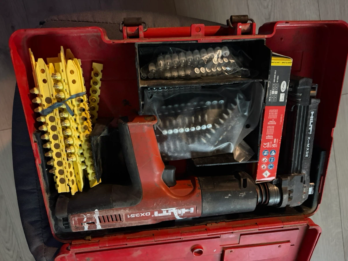 Hilti DX 351 Powder-Actuated Tool with Accessories