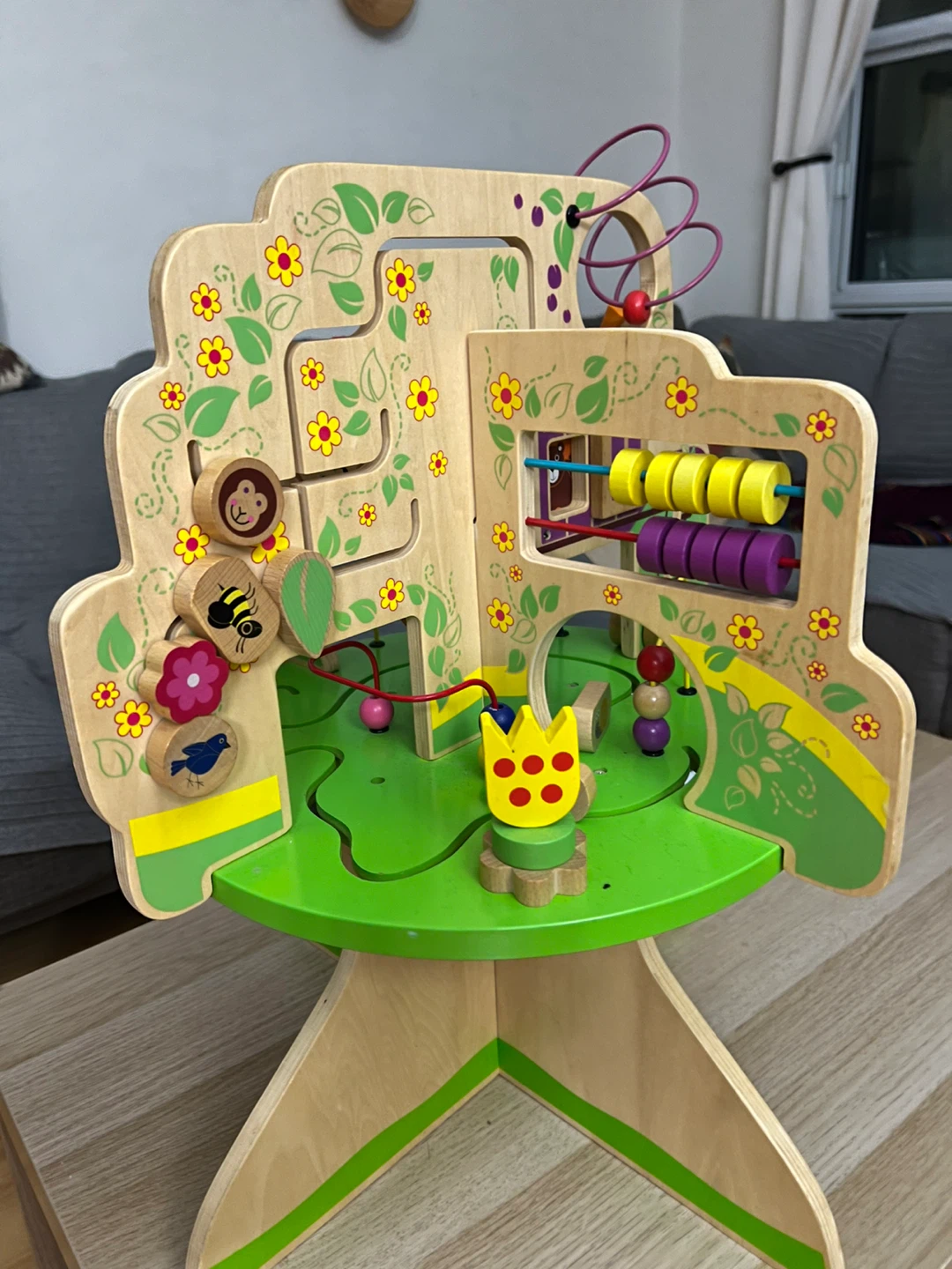 Wooden Toddler Activity Centre – Multi-Sided Learning Toy - photo 2