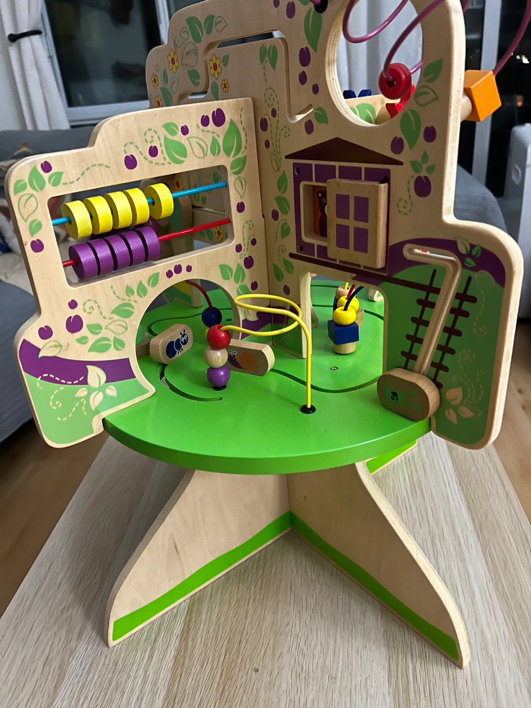 Wooden Toddler Activity Centre – Multi-Sided Learning Toy - photo 3