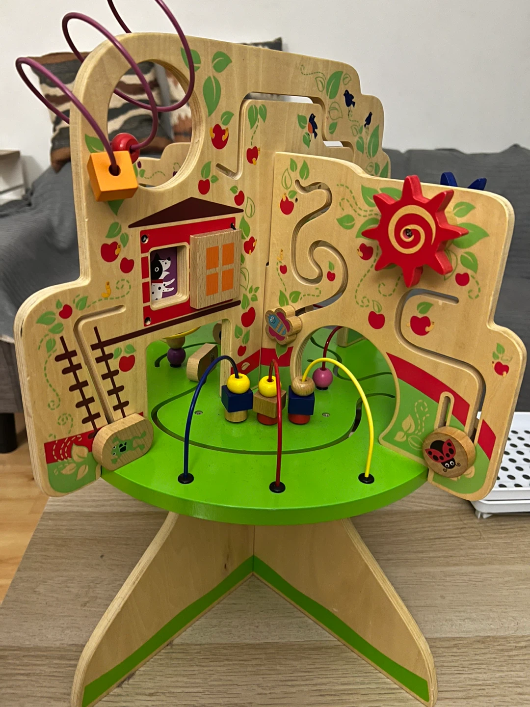 Wooden Toddler Activity Centre – Multi-Sided Learning Toy - photo 4