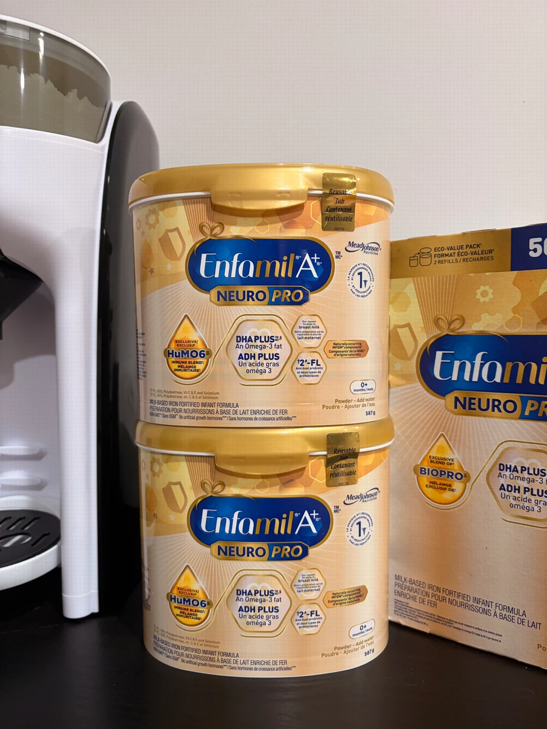 Enfamil A+ NeuroPro 587g x2 + 890g Refill (Sealed)