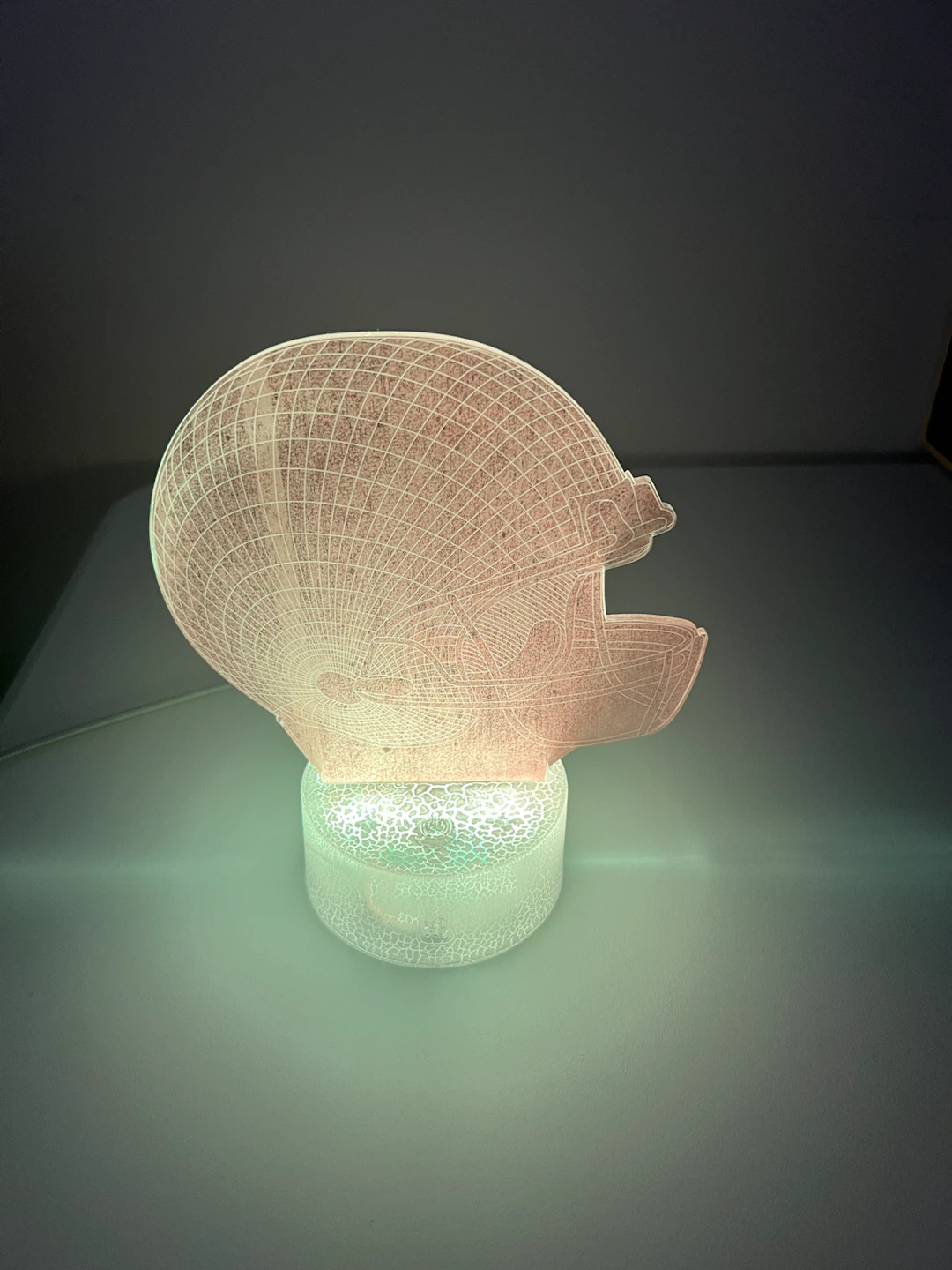 3D LED Football Helmet and Ball Lamp - photo 5