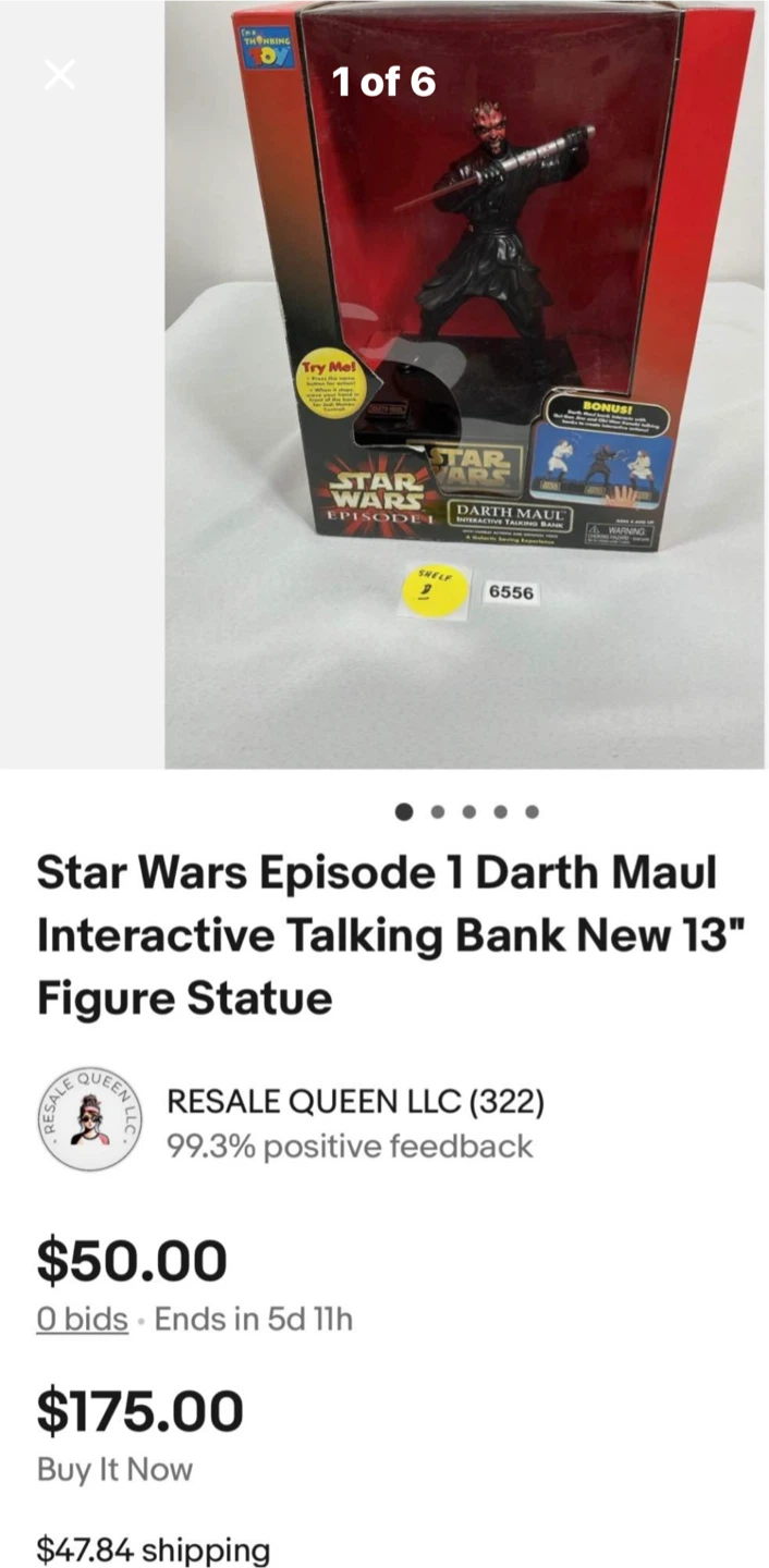 Star Wars Episode 1 Interactive Talking Bank Lot - photo 3