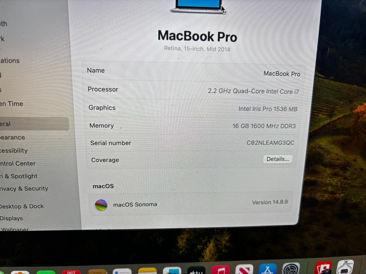 Apple MacBook Pro 15-inch Mid 2014 16GB 256GB - photo 4