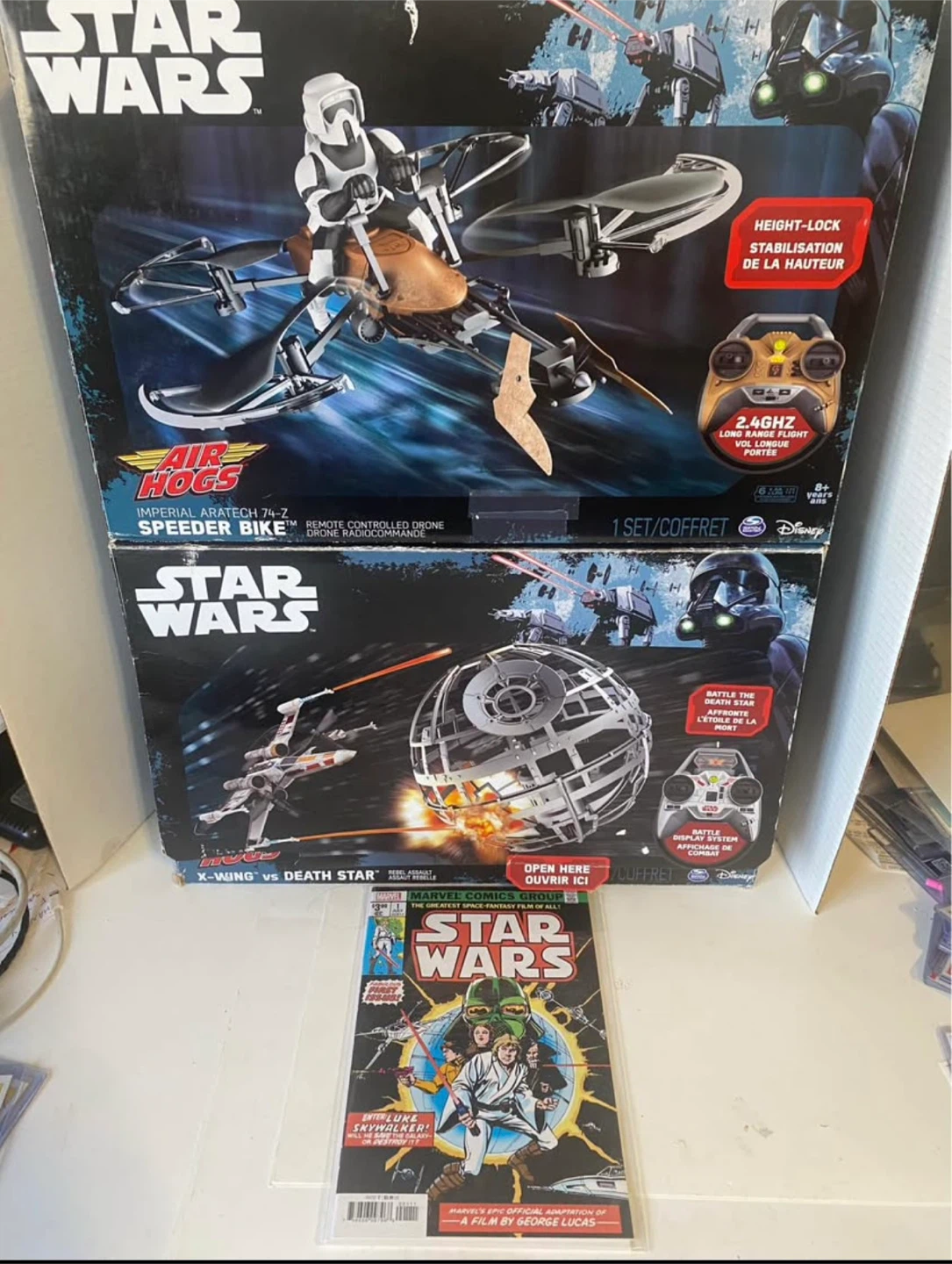 Air Hogs Star Wars X-Wing vs Death Star Drone Set - photo 2