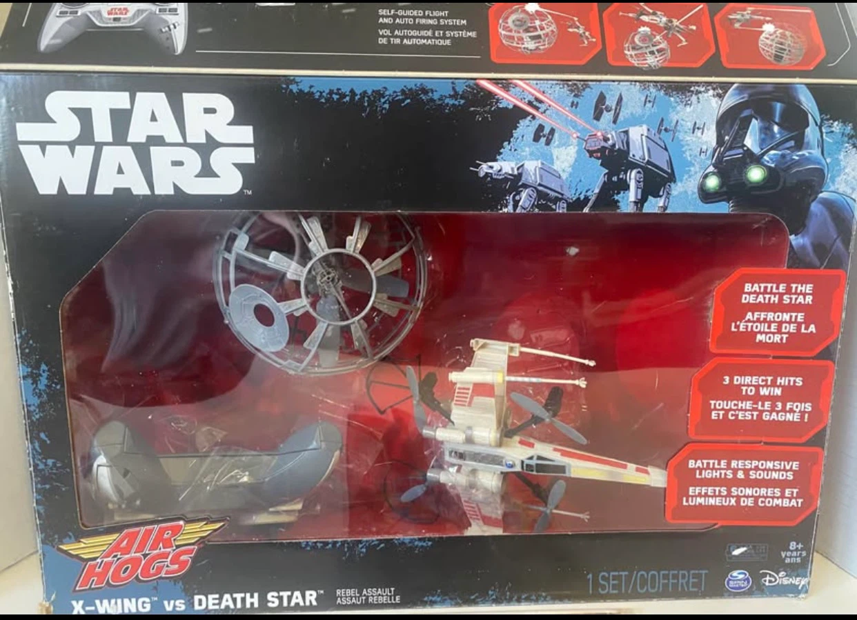 Air Hogs Star Wars X-Wing vs Death Star Drone Set - photo 3