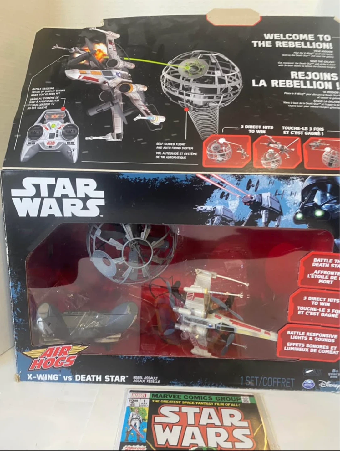 Air Hogs Star Wars X-Wing vs Death Star Drone Set - photo 4