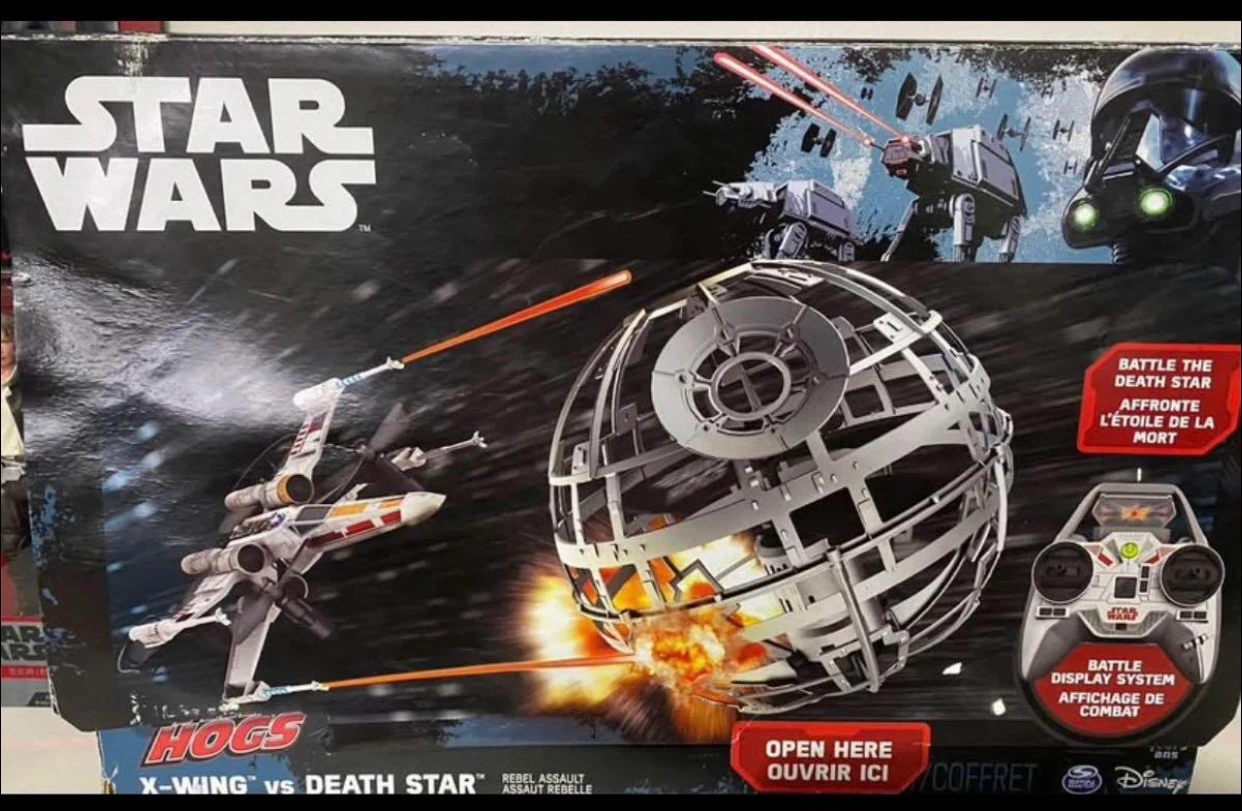 Air Hogs Star Wars X-Wing vs Death Star Drone Set - photo 5