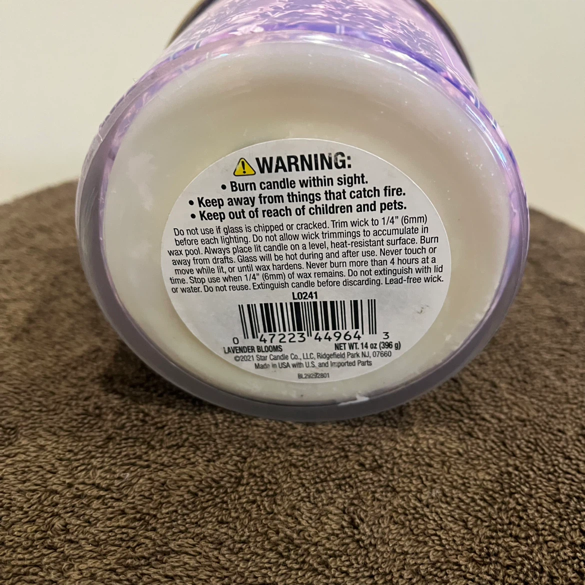 True Living Lavender Blooms 3-Wick Candle 14 oz - photo 4